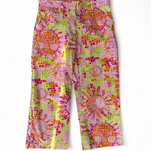 Lilly Pulitzer Pants - Lilly Pulitzer multicoloured mosaic print colorful capri pants